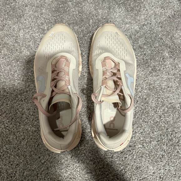 On Running Women's Beige and Pink Athletic Shoes - Picture 3 of 6